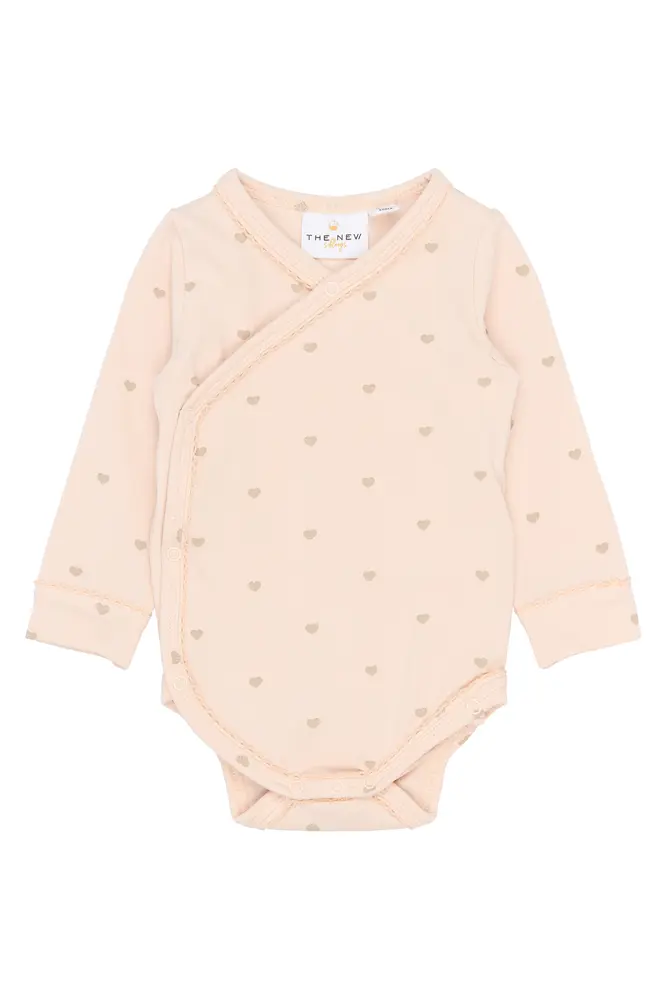 Nova Långärmad Body - Silver Peony - 50 | Barnkläder - Bodys & overaller - Långärmad body | BabyMode