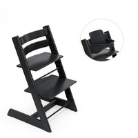 Stokke® Tripp Trapp Stol Bok Inkl. Babyset - Black