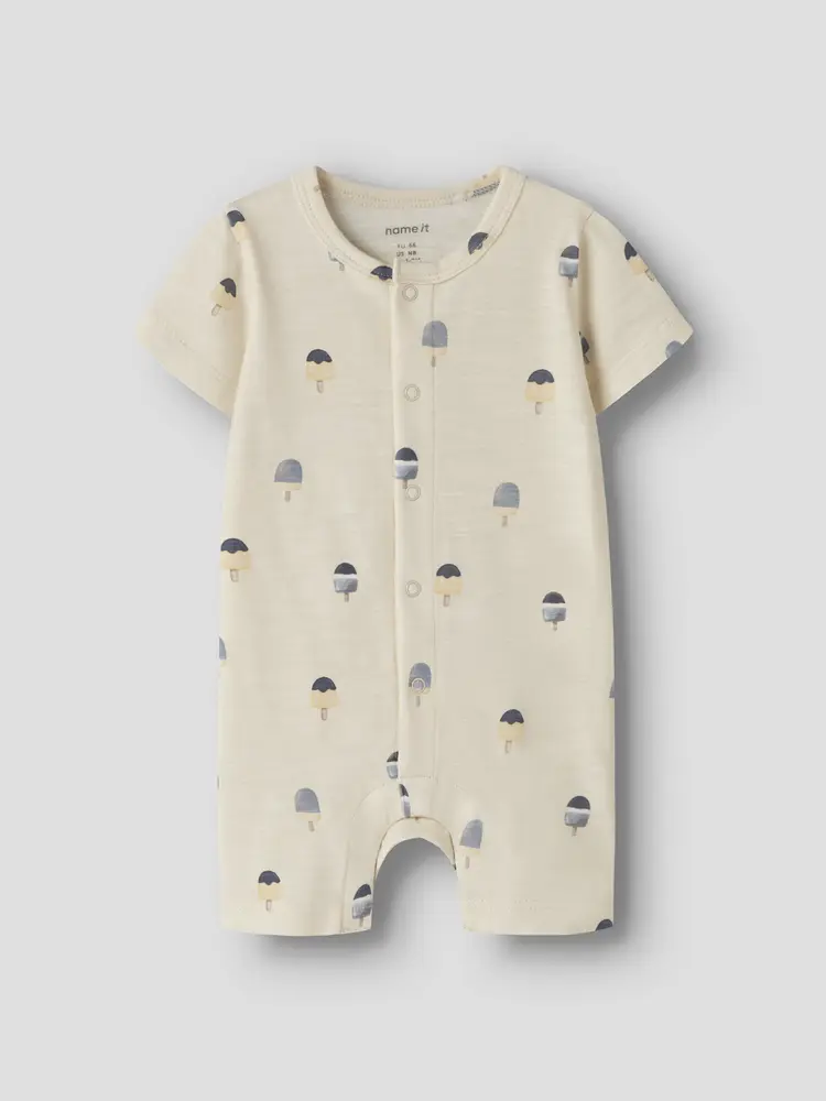 Name It Jerome Jumpsuit - Almond Milk - 74 | Barnkläder - Underdelar - Hängsel & jumpsuits | BabyMode