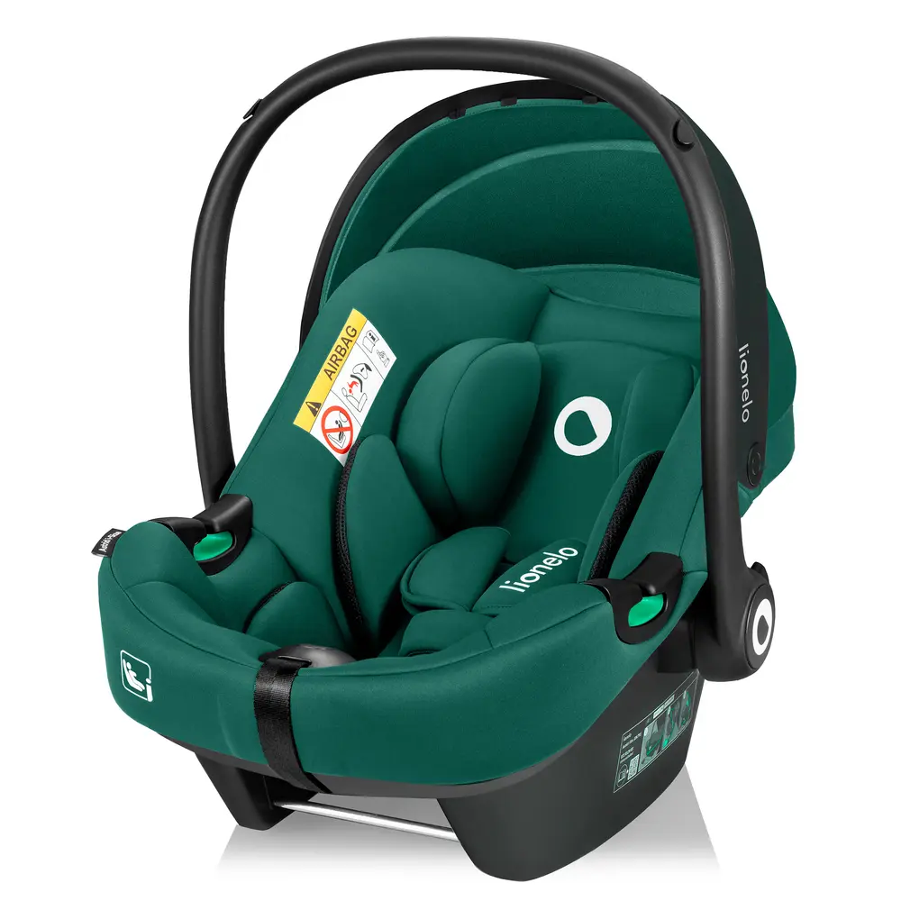 Lionelo Astrid i-Size Babyskydd - Green Forest | Bilbarnstolar - Babyskydd 0-13 Kg | BabyMode
