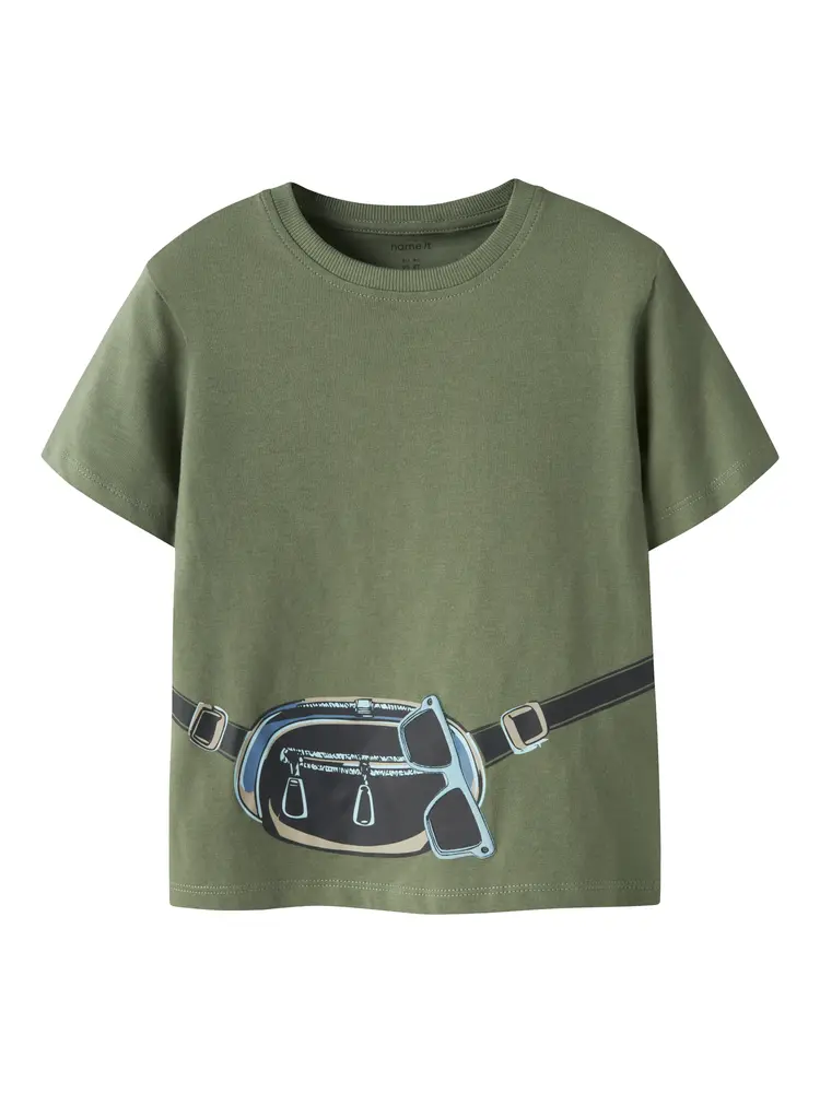 Henni T-Shirt - Olivine - 110 | Barnkläder - Toppar - T-shirts & toppar | BabyMode