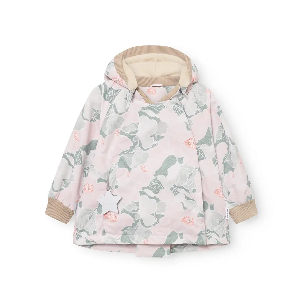 Matwiami Fleecefodrad jacka - PRINT petal topography - 3 ÅR/98 | Barnkläder - Ytterplagg - Vår/Höstjackor | BabyMode