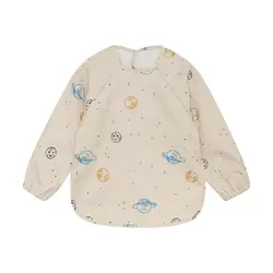 Celavi Långärmad Haklapp - Dark Navy | Baby & Barn - Äta - Haklappar | BabyMode