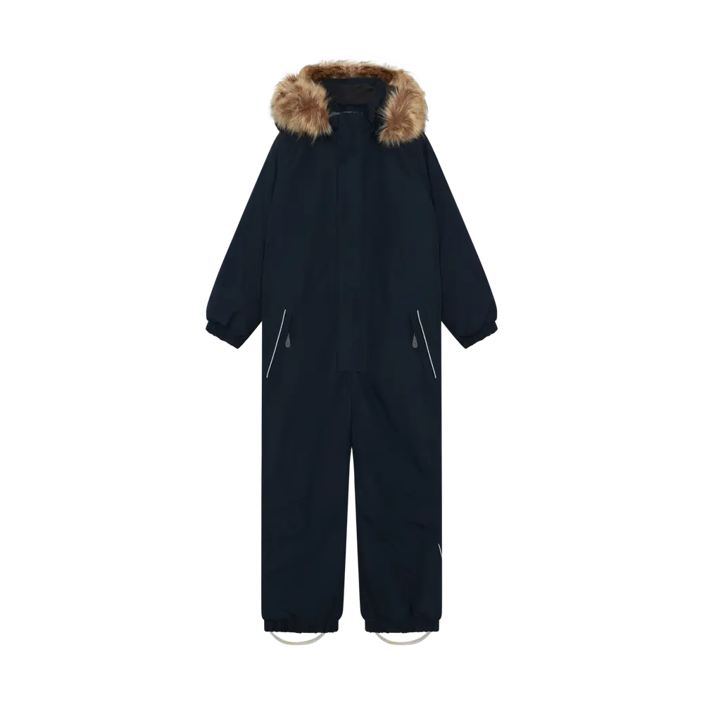 Color Kids Vinteroverall M. Fake Fur - Total Eclipse - 122