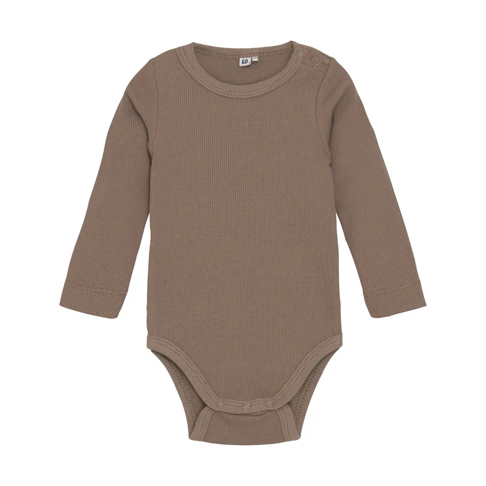 Långärmad Body Ribbad - 2807 - 70 | Barnkläder - Bodys & overaller - Långärmad body | BabyMode