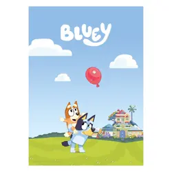 Affisch – Bluey – Ballong 30x40 | Barnrum - Inredningsdetaljer - Affischer | BabyMode