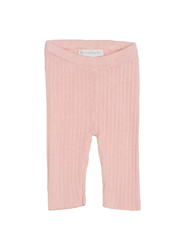 Rib Byxor - Rosa - 62 | Barnkläder - Underdelar - Byxor | BabyMode