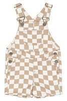Twill Hängselbyxor - Humus Check