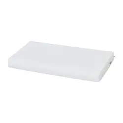 Linnemadrass inkl. överdrag, 60x120x7 cm, Vit | Barnrum - Barnsängar & vaggor - Madrasser - Madrasser till spjälsängar | BabyMode