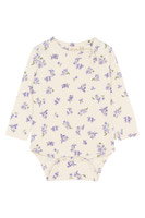 Star Långärmad Body - Eggnog Viola