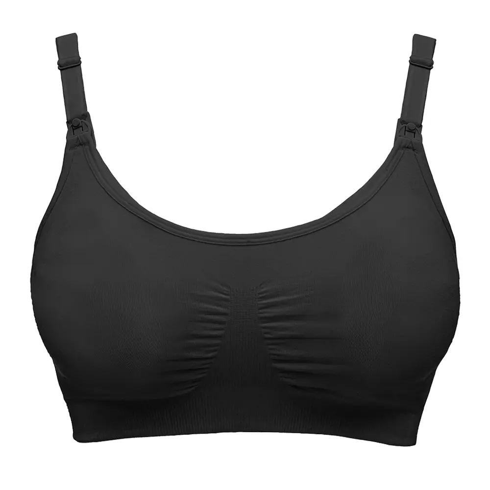3-i-1 Amnings & Pumpnings-BH Svart XL | Graviditet & Amning - Amning - Amnings-BH | BabyMode