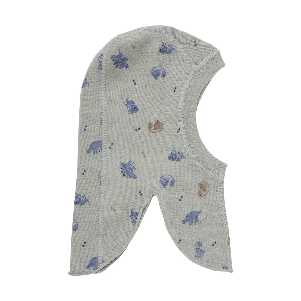 Balaclava Ull AOP - Forest Fog - 80 | Barnkläder - Ull - Ullmössor, ullvantar och ulltossor | BabyMode