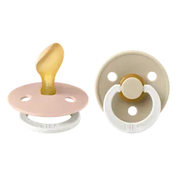 Napp Colour Night 2-pack Latex Anatomisk 0-6 mån - Blush/Vanilla | Baby & Barn - Sköta - Nappar | BabyMode