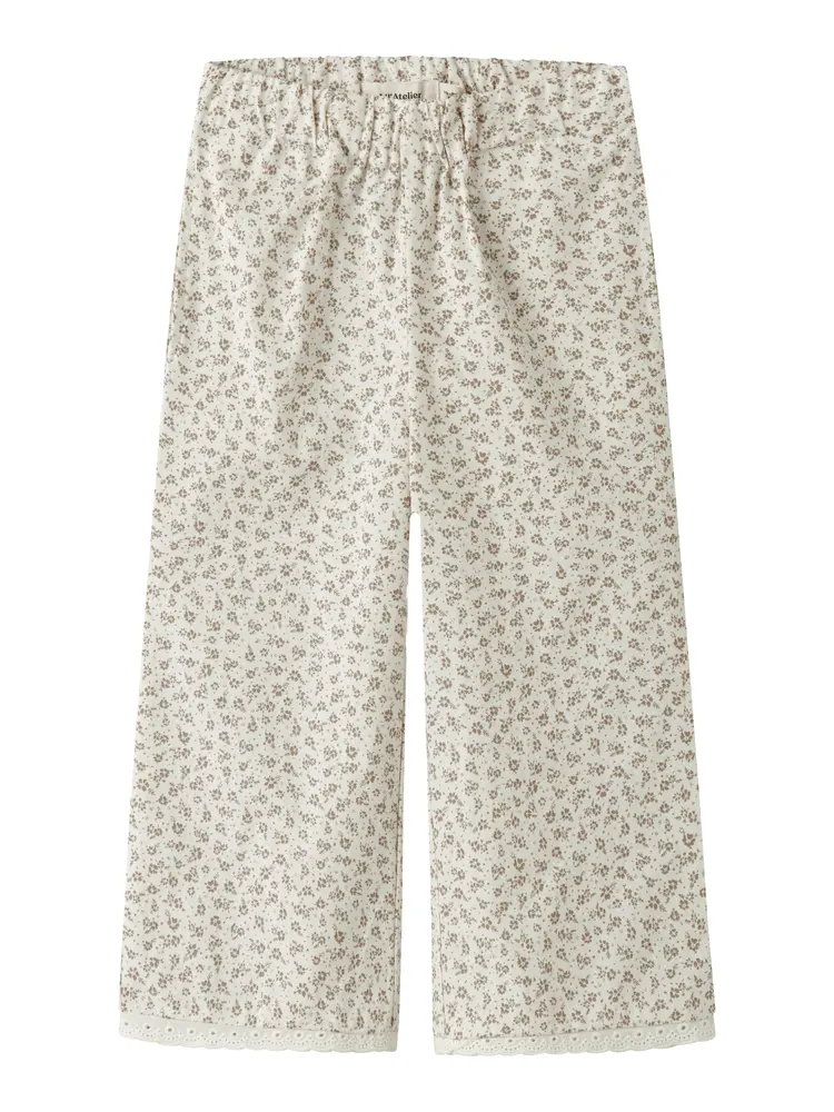 Fjola Wide Byxor - Coconut Milk - 122 | Barnkläder - Underdelar - Byxor | BabyMode