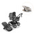 Fox 5 Renew complete inkl. Giraffe bouncer - moon grey/polar white