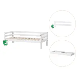 ECO Dream Juniorsäng vit, med sänggrind och lådsats | Barnrum | BabyMode