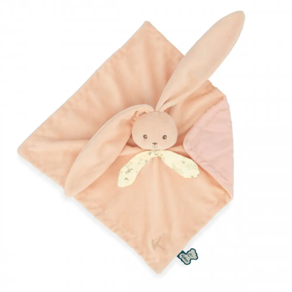 Doudou Rabbit Peach | Leksaker - Nallebjörnar & gosedjur - Snuttefiltar | BabyMode
