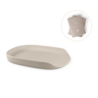 Skötunderlägg Pur inkl. skötunderläggsöverdrag – beige