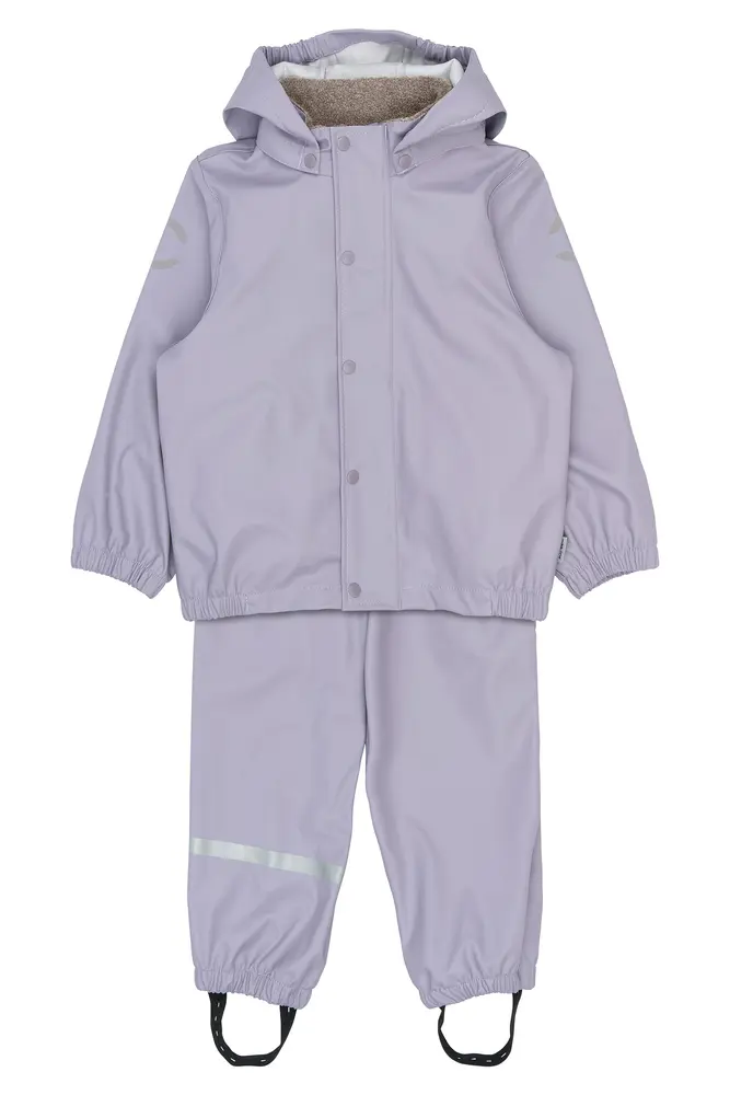 Regnkläder Recycled - Lavender Gray - 128 | Barnkläder - Ytterplagg - Regnkläder | BabyMode