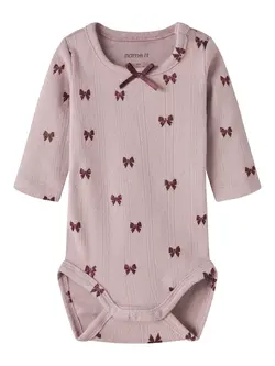 Ribbea Långärmad Body - Keepsake Lilac | Kläder - Bodys & overaller - Långärmad body | BabyMode