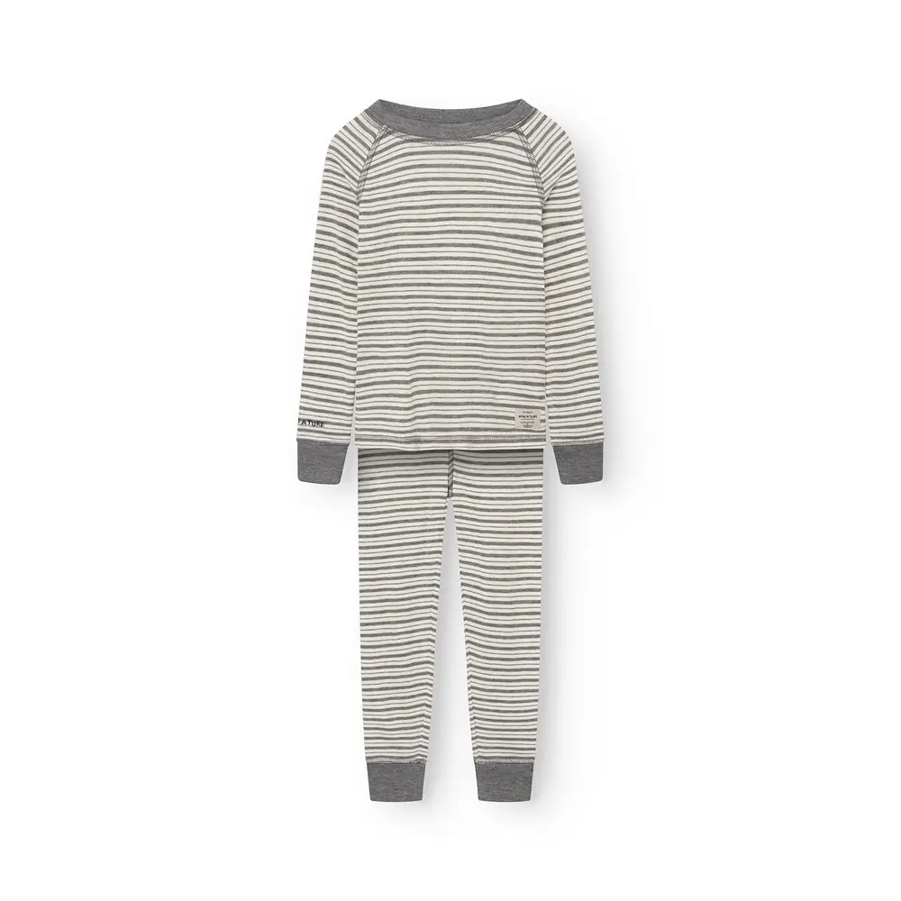 Set Matbela - Dark Grey Melange - 74 | Barnkläder - Underkläder & pyjamas - Nattlinnen & pyjamas | BabyMode