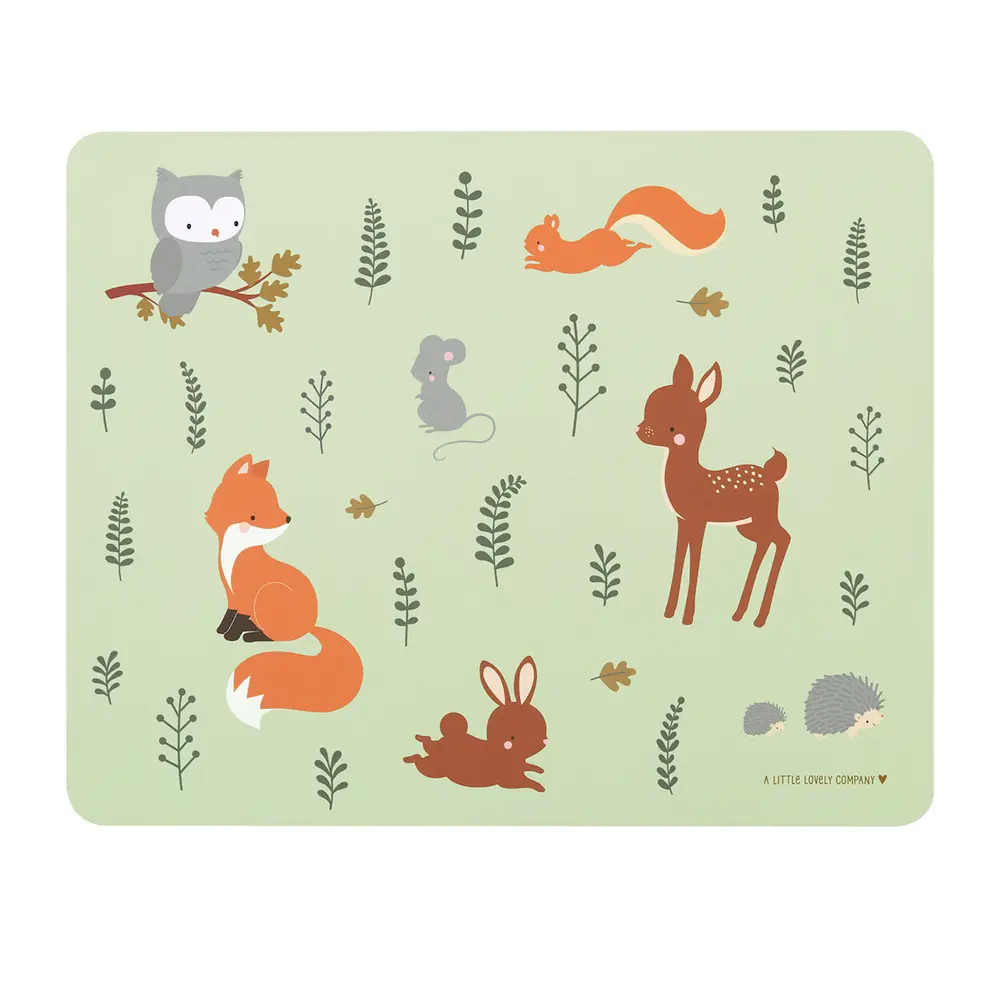 A Little Lovely Company Underlägg - Forest Friends | Baby & Barn - Äta - Barnserviser | BabyMode