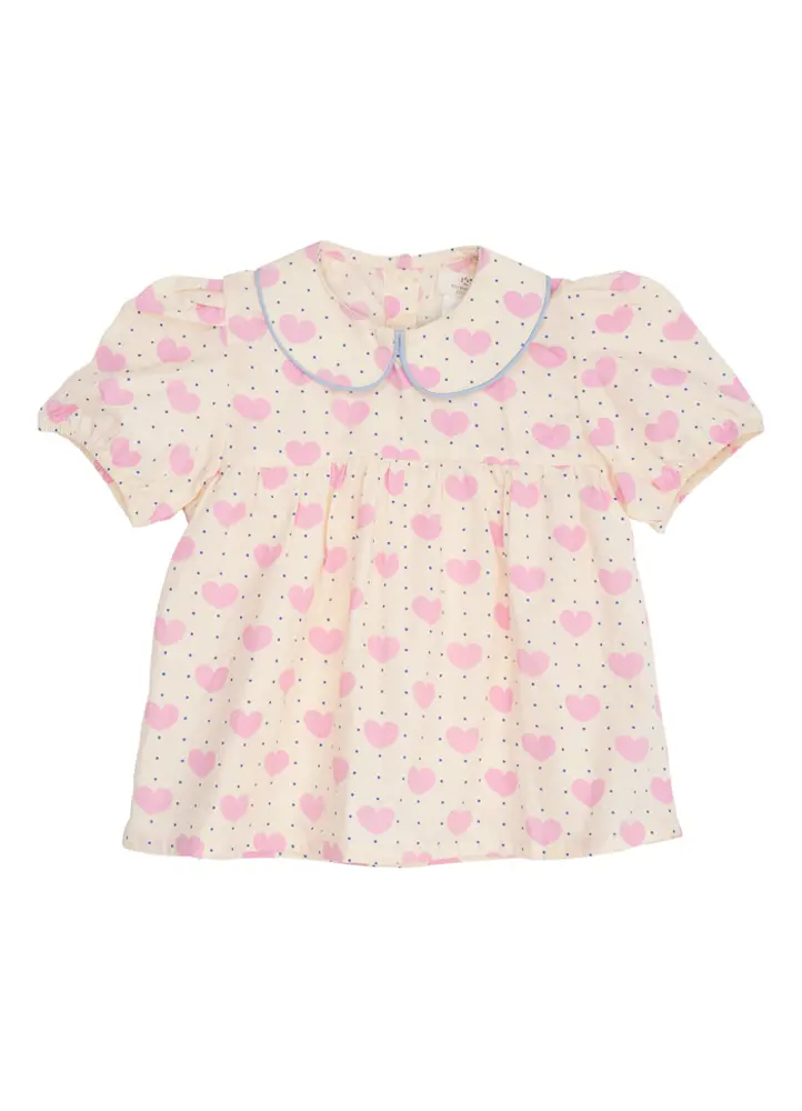 Blus med hjärtan – Heart AOP - 80
