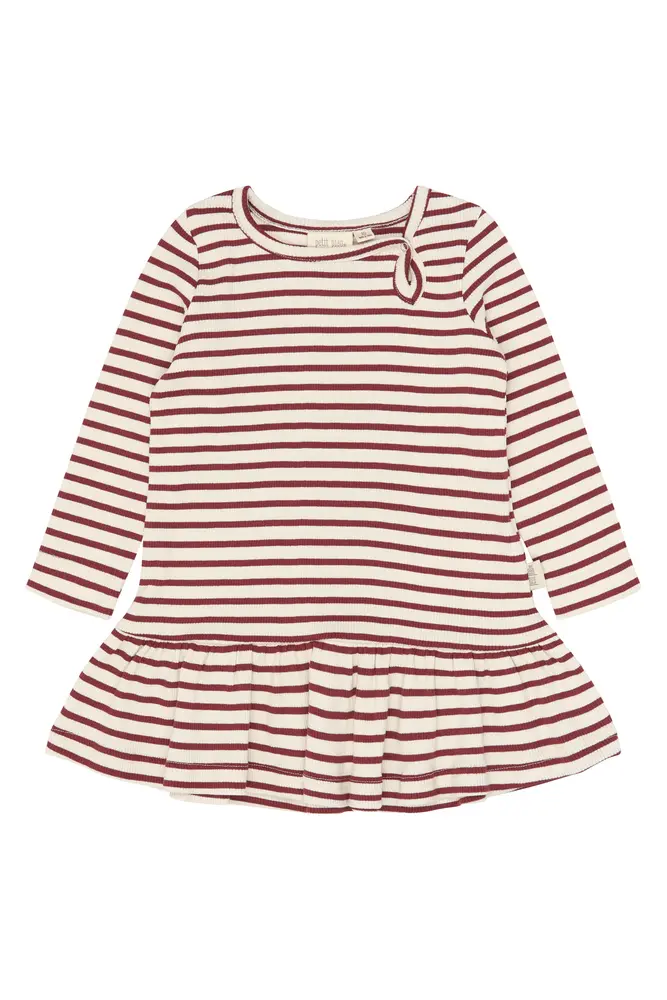 Petit Piao Sky Klänning - Syrah Striped - 98 CM