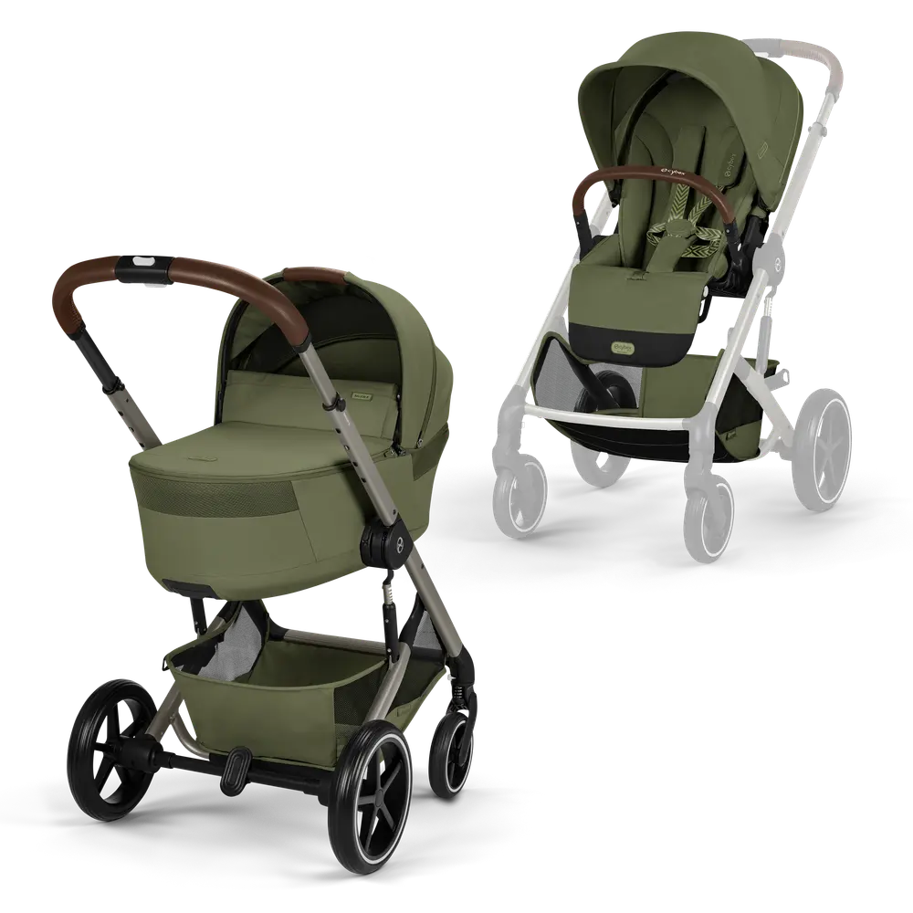 Cybex Balios S Lux Inkl. Hopfällbar Liggdel - Moss Green
