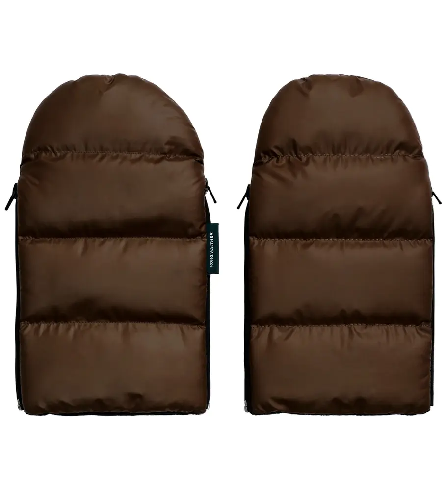 KongWalther Østerbro Handvärmare Quiltad - Chocolate Brown