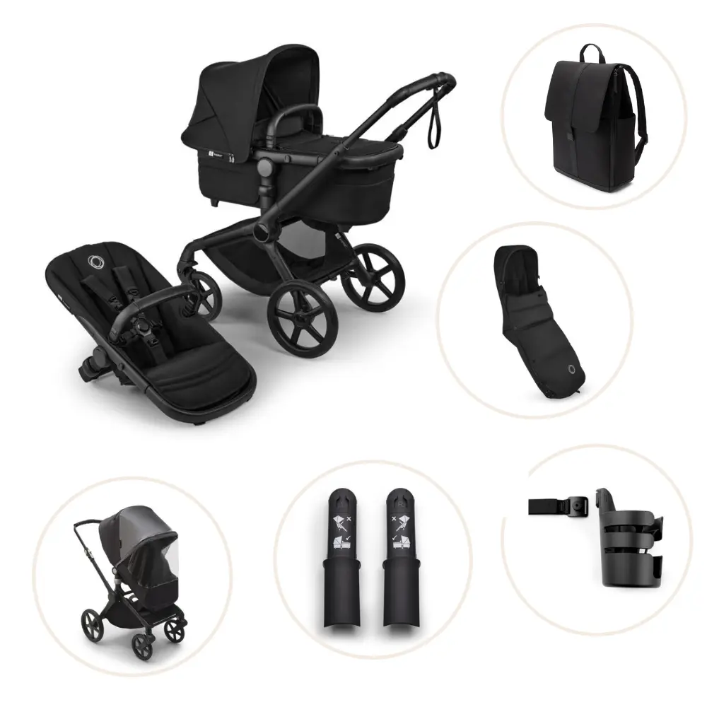 Bugaboo Fox 5 Renew Barnvagn - Heritage Black/Black