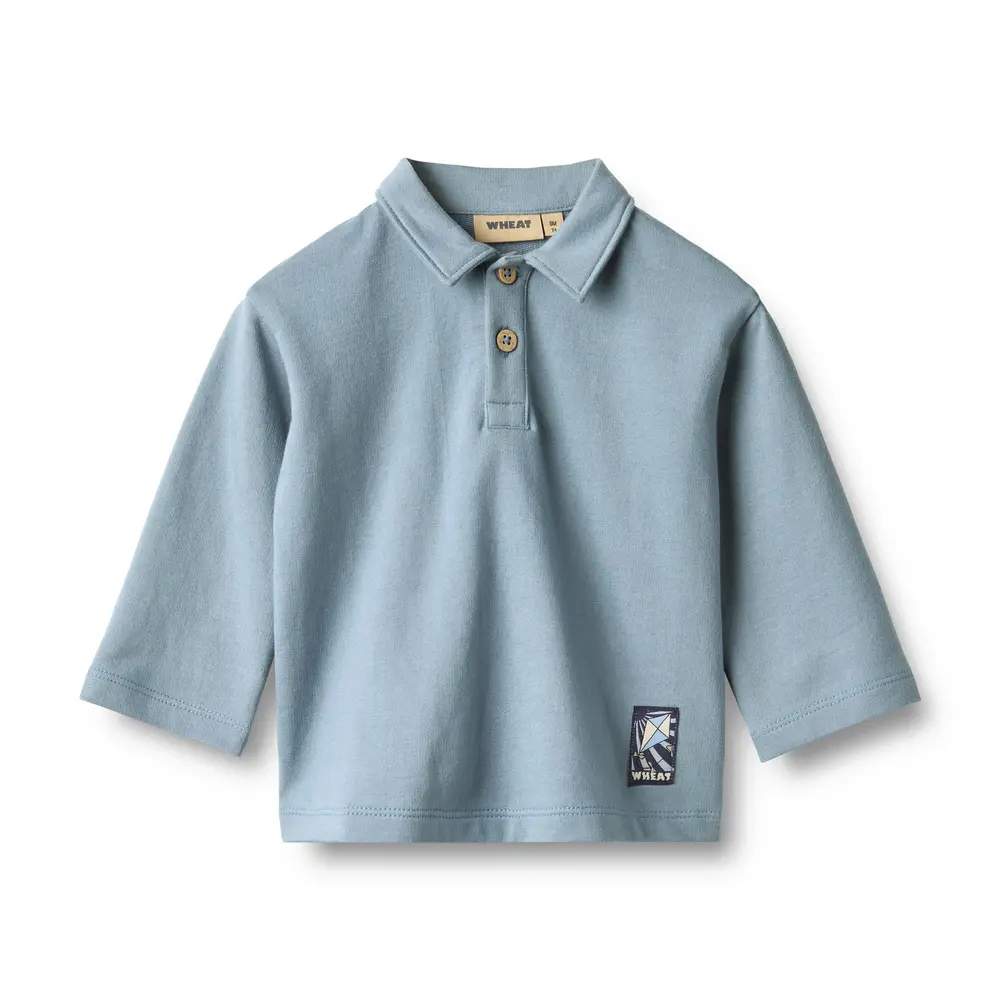 Wheat Vilhelm Sweatshirt - Faded Denim - 86