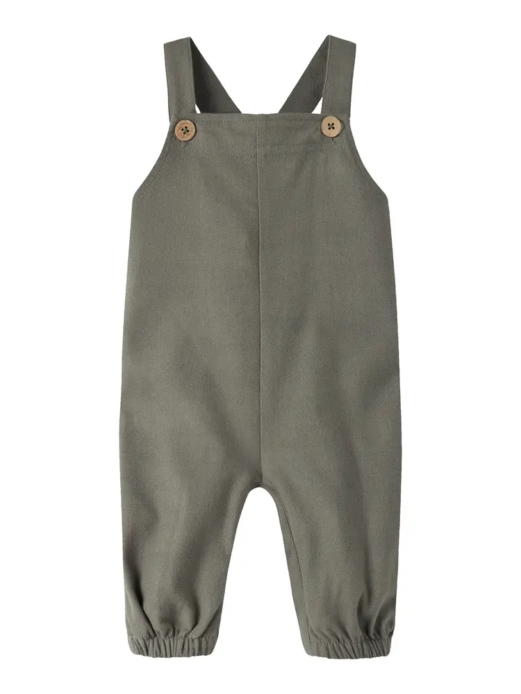 Lil' Atelier Romeo Loose Hängselbyxor - Mulled Basil - 56