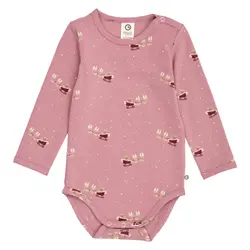 Långärmad Body Christmas - Nostalgia Rose/ Cabernet/ Balsam Cream | Kläder - Bodys & overaller - Långärmad body | BabyMode