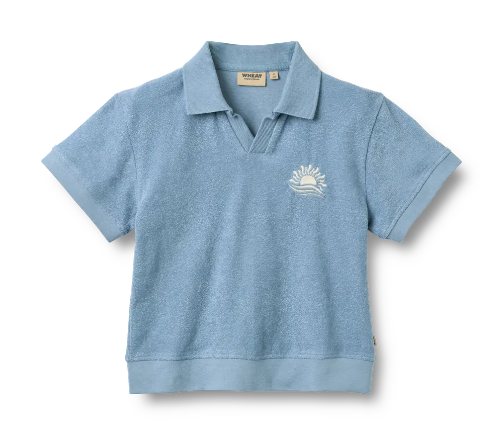 Marlo Polo - Faded denim - 116 | Barnkläder - Toppar - T-shirts & toppar | BabyMode