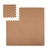 Skumlekmatta 90x90cm - Light Brown