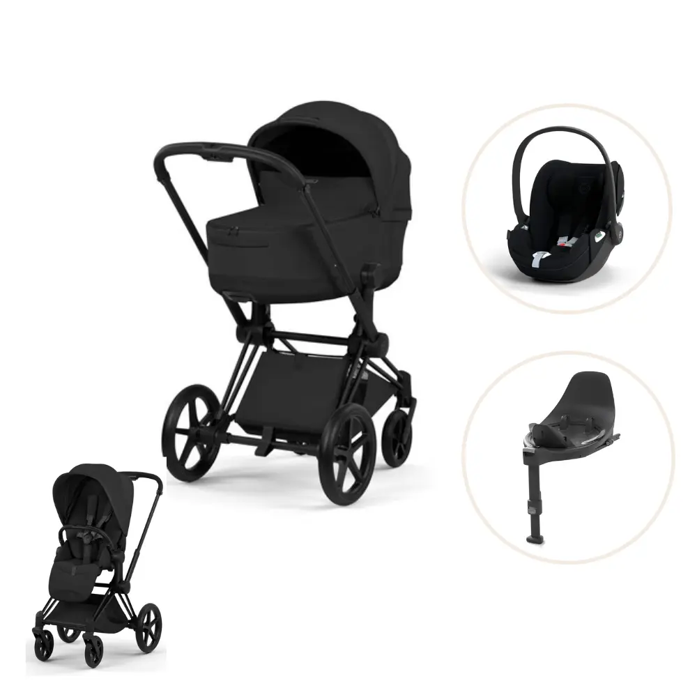 Cybex Priam Style Sittvagn - Peach Pink/Matt Black