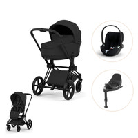 Cybex Priam Style Barnvagn inkl. Cloud T Plus & Bas T - Sepia Black/Matt Black