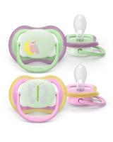 Ultra Air napp, natt, 6–18 m, rosa/ljusgrön