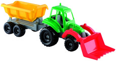 Traktor med Trailer 52cm