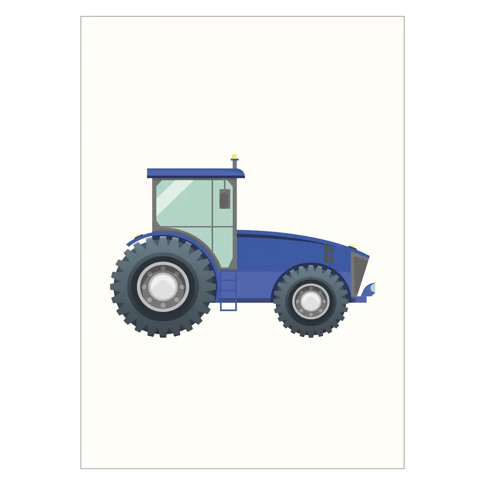Affisch – Traktor A3 | Barnrum - Inredningsdetaljer - Affischer | BabyMode
