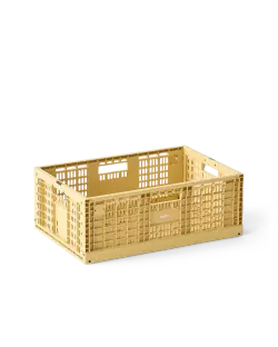 Förvaringslåda - Honey Yellow | Leksaker - Aktivitetsleksaker - Barnmöbler | BabyMode