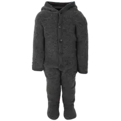 Babyoverall Hush Ull - Dark Grey Melange