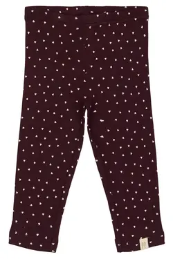 Leggings - Dark Grape/White | Kläder - Underdelar - Leggings | BabyMode