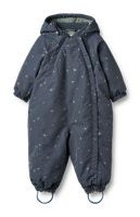 Adi Vinteroverall- Greyblue letters