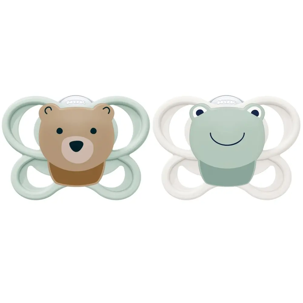 Perfect Match Air Napp 0-6 mån Bear/Frog | Baby & Barn - Sköta - Nappar | BabyMode