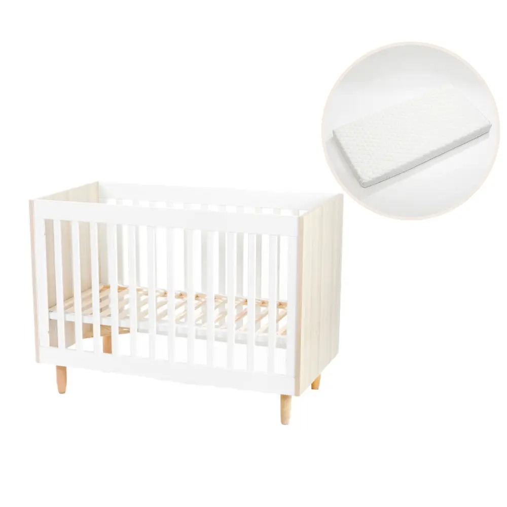 Karl spjälsäng inkl. hälsomadrass | Barnrum - Barnrumspaket | BabyMode