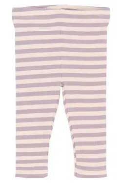 Fro Rib Leggings - Sea Fog Striped | Kläder - Underdelar - Byxor | BabyMode