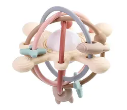 Aktivitetsleksak Silikonleksak med Skallror - Dark | Leksaker - Babyleksaker - Bitringar & skallror | BabyMode