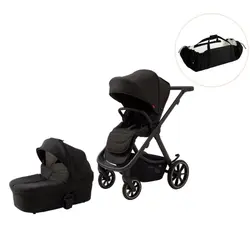 Evoke Duovagn, svart inkl. Sleepcarrier X, matt black | Barnvagnar | BabyMode
